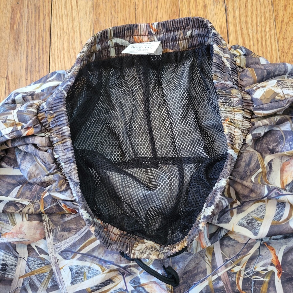 SaphiRose XXL Rain Suit Pants Camo Mesh Lined Adjustable Cuffs Outdoor Hunting - Picture 5 of 6
